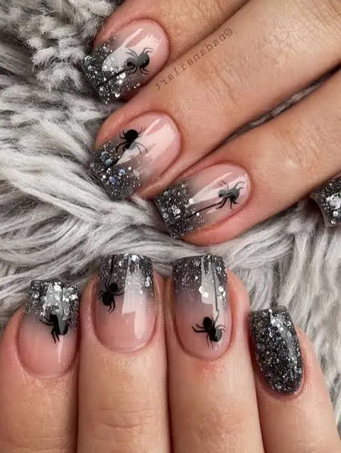 Translucent Spiderweb Stamping