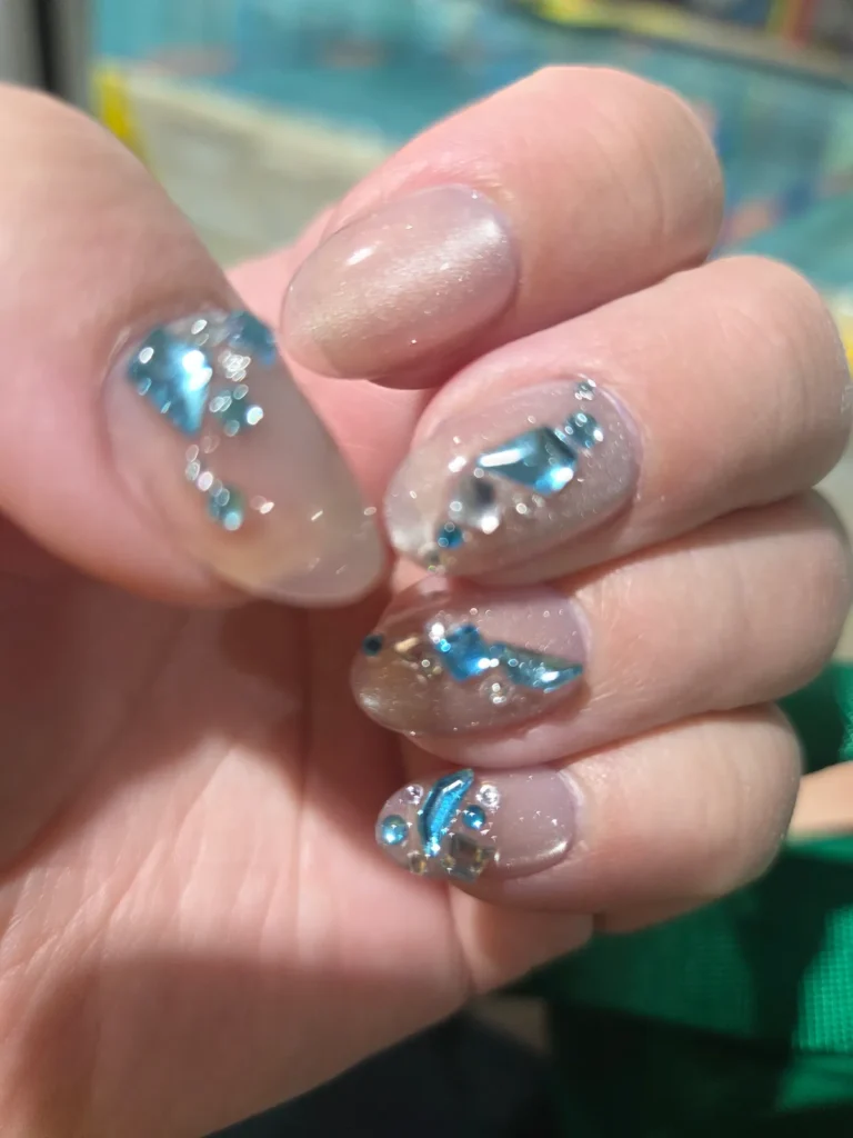 Aquamarine Cuticle Crystal