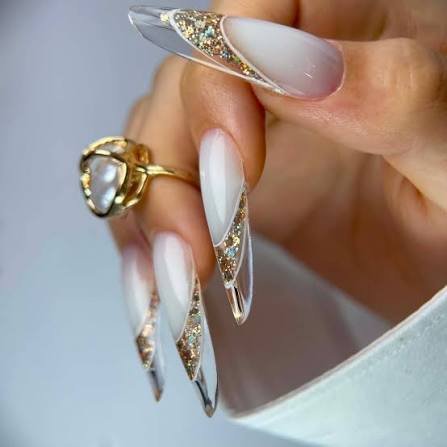 Clear Sculpted Glass Tips