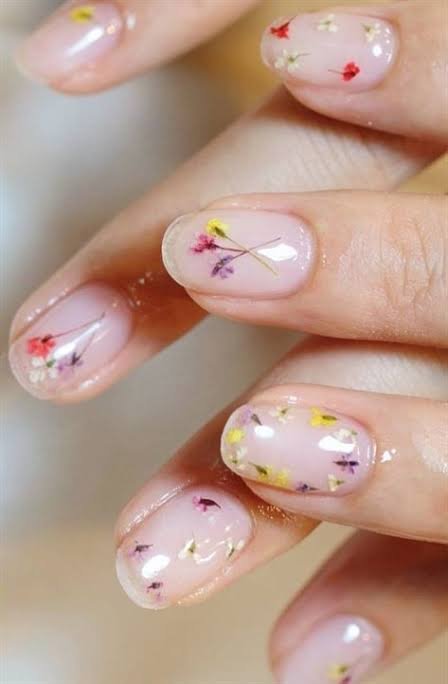 Pressed Flower Sheer Gel