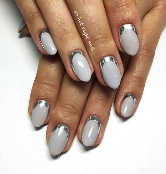 Silver Chrome Cuticle Cuffs
